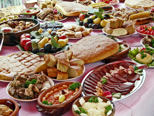 The foods eaten by the people of Serbia