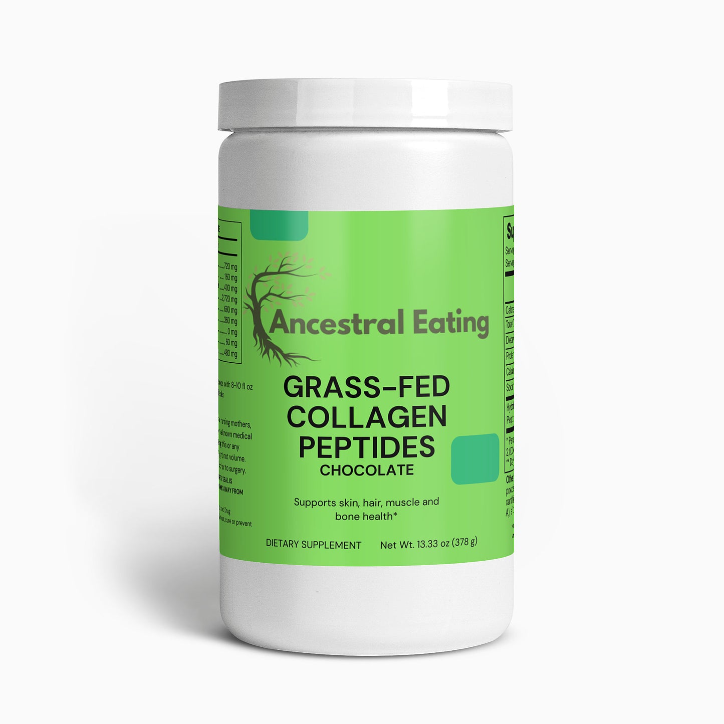 Grass-Fed Collagen Peptides Powder (Chocolate)