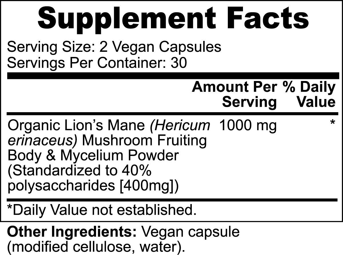 Lion's Mane Mushroom Extract