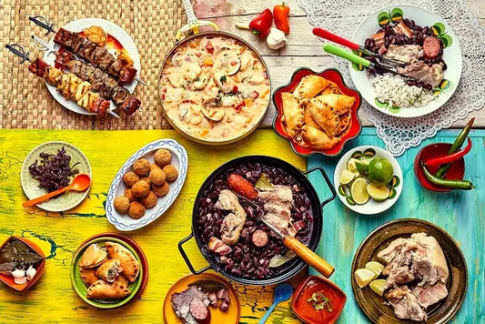 The Foods eaten by the people of Brazil