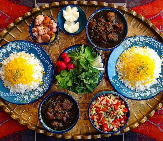 The foods eaten by the people of Iran