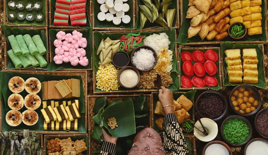 The Foods eaten by the people of Indonesia