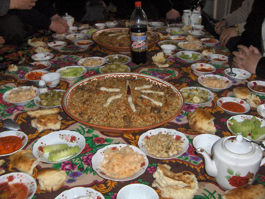 The foods eaten by the people of Tajikistan