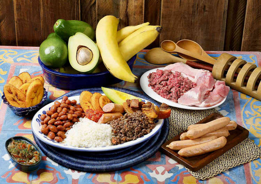The foods eaten by the people of Colombia