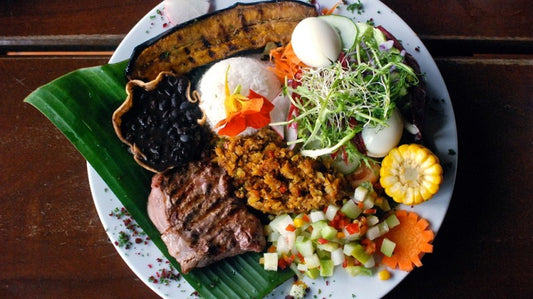 The foods eaten by the people of Costa Rica