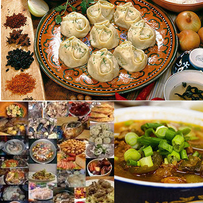 The foods eaten by the people of Mongolia