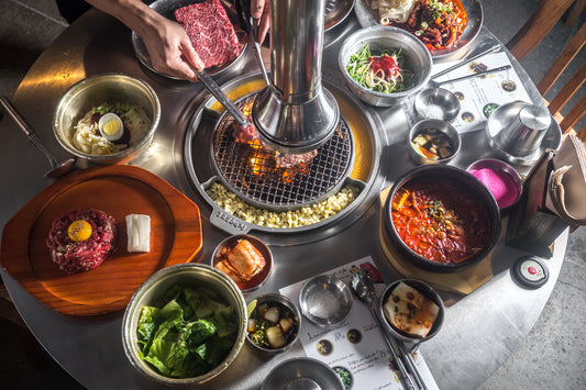 The foods eaten by the people of the Republic of Korea