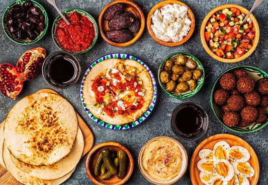 The foods eaten by the people of Israel